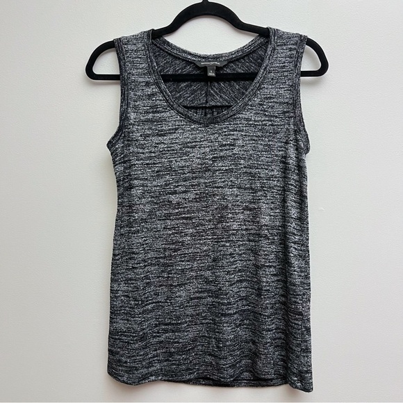 Banana republic Gray Slub Scoop Neck Flowy Tank Size Small - Picture 2 of 7